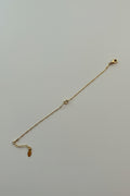 Bracciale Fine con Nodo in Acciaio Dorato