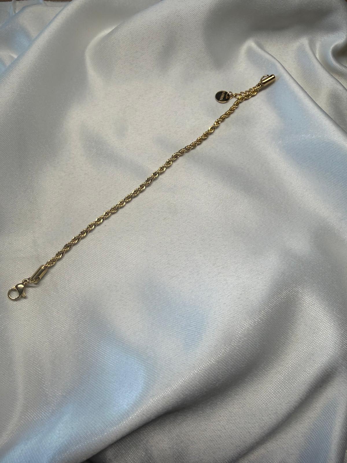 Bracciale a Maglia a Corda 3mm