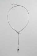 Ophidia — Collana Serpente con Cristallo