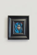 Quadro Ex Voto Sacro Cuore - Raso Ottanio 20x23