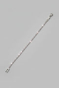 Bracciale Tennis in Acciaio con Brillantini